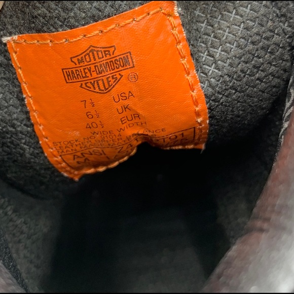 Harley-Davidson Leather Steel Toe Riding Boot 7.5W main image 4